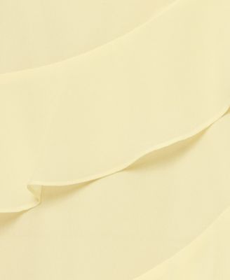 Women's Ruffle Detail Tiered Maxi Dress