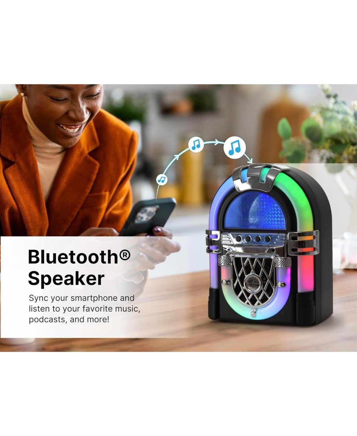 Victor Blvd Mini Bluetooth Jukebox Speaker