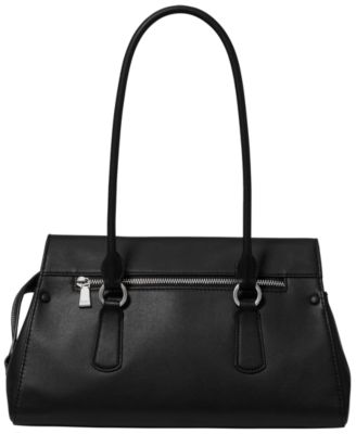 Bond  Medium Smooth Leather Shoulder Bag