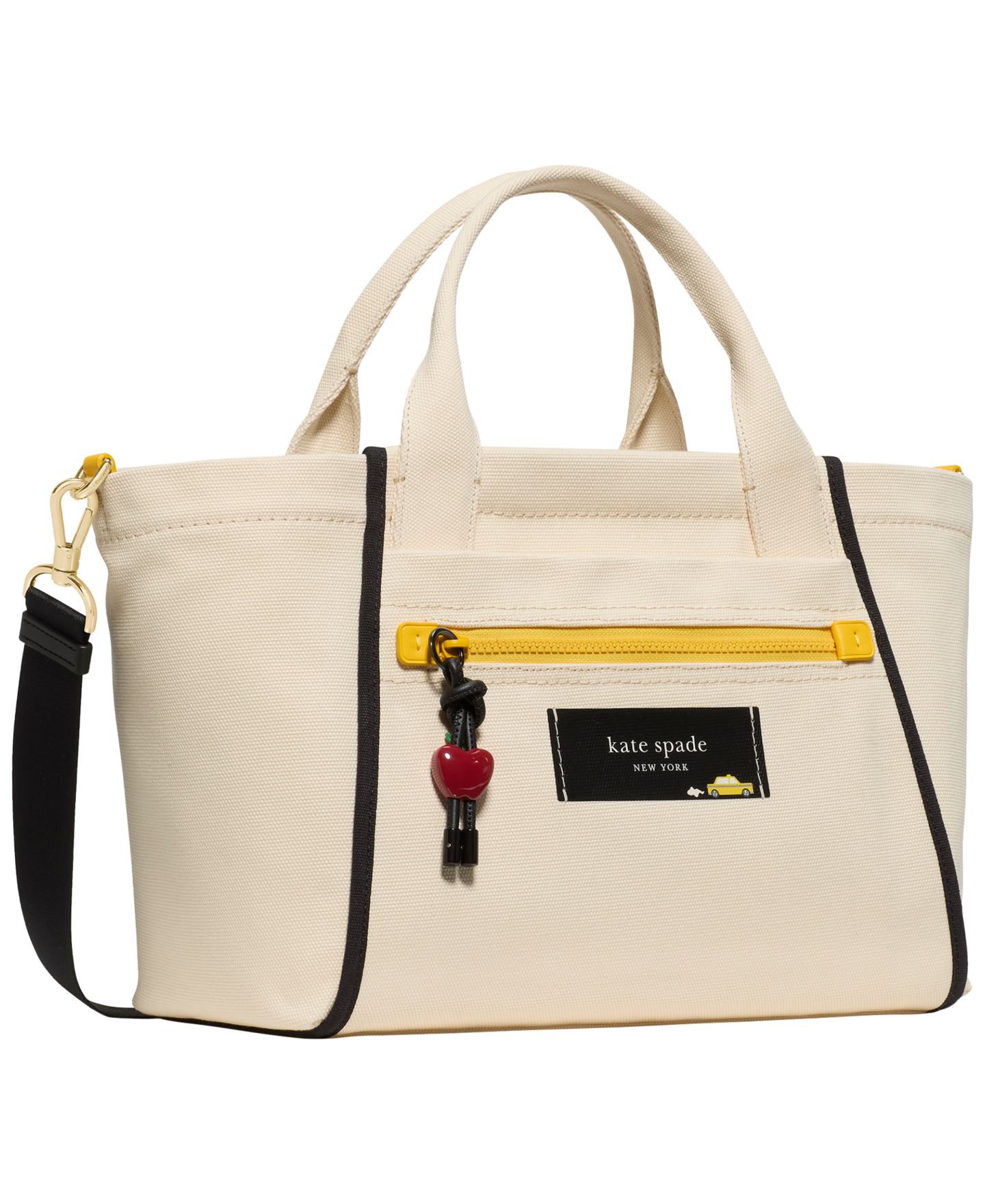 Женская сумка kate spade new york Dash Taxi Medium Canvas, цвет: Натуральный разноцветный — фото 3