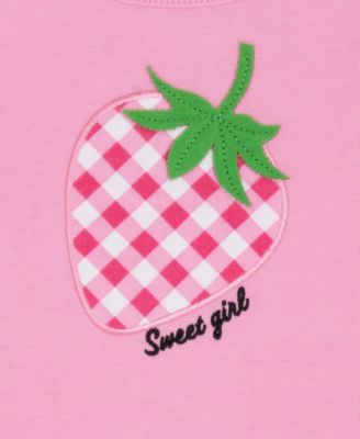 Baby Girls' Strawberry Applique Top and Skort, 2-Piece Set