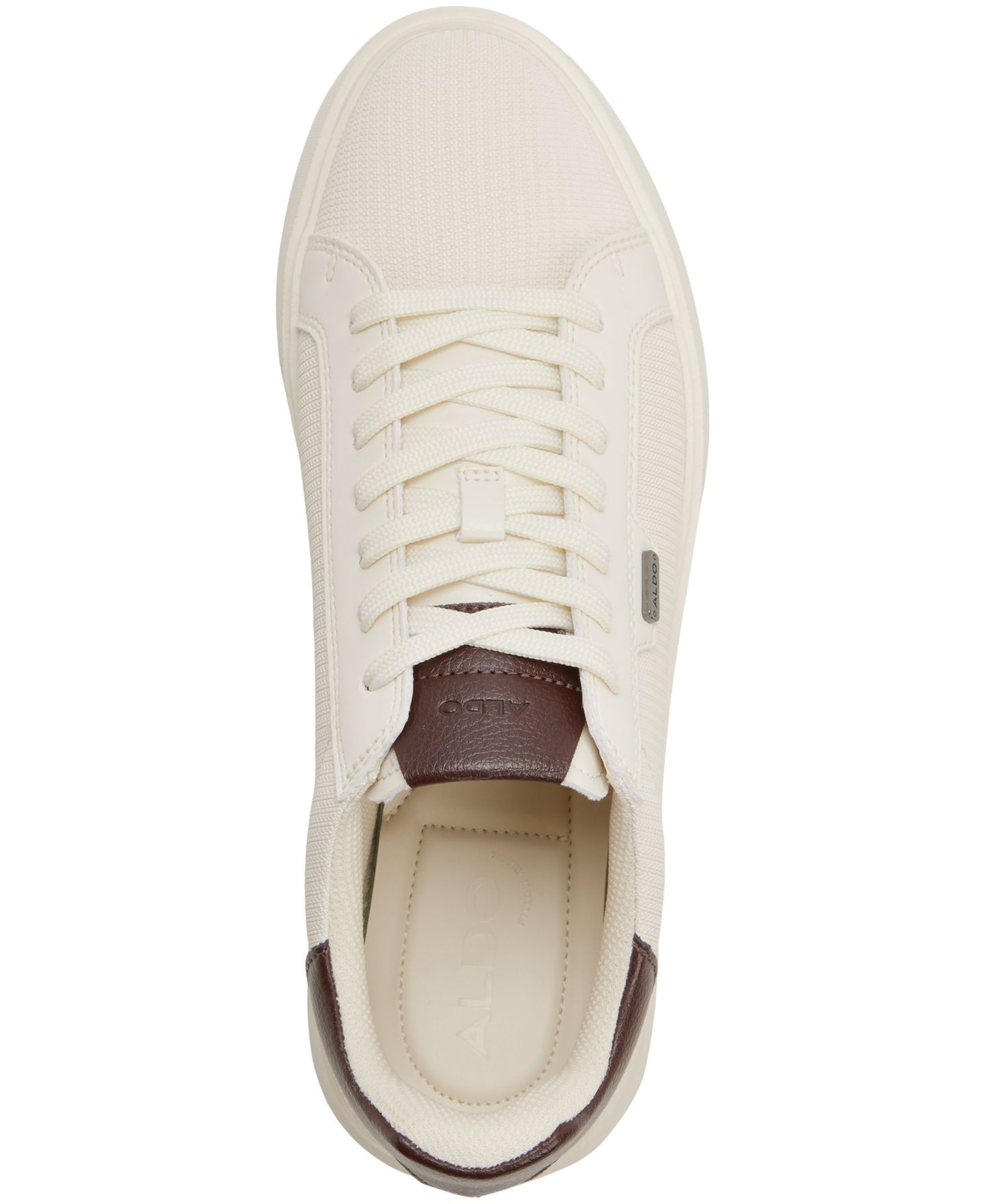 Мужские кроссовки ALDO Pinedale Low-Top Lace-Up, цвет: Белый — фото 4