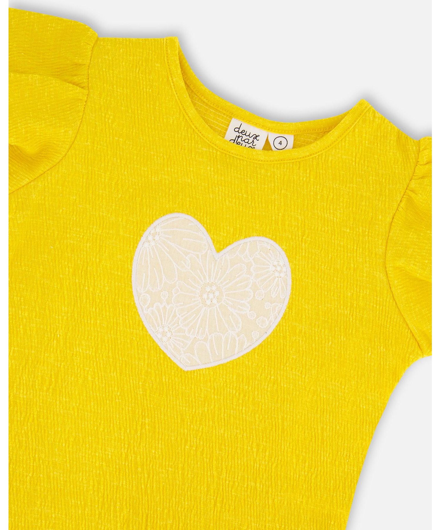 Toddler Girl Crinkle Jersey Top