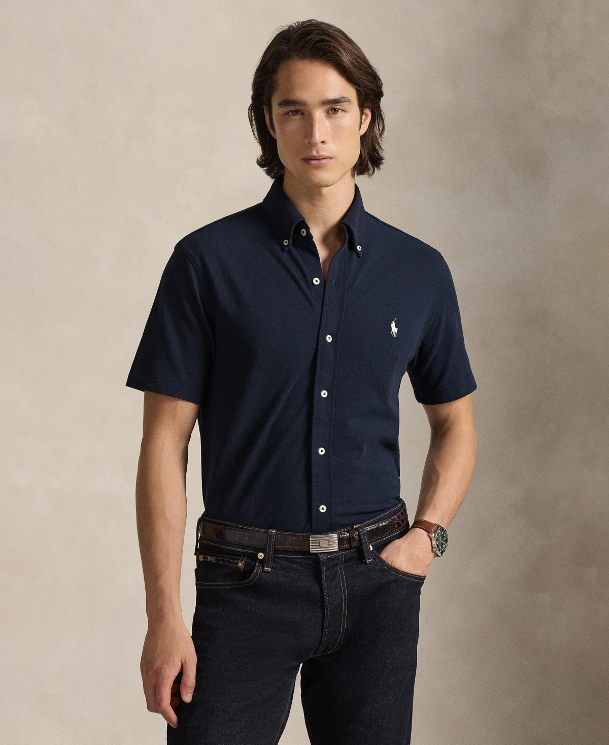 Polo Ralph Lauren Men's Short-Sleeve Featherweight Shirt