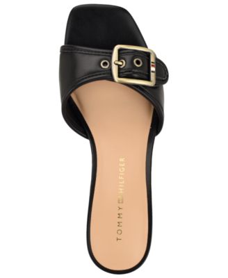 Women's Camhila Buckle Strap Kitten Heel Sandal