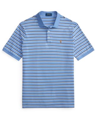 Men's Short-Sleeve Classic-Fit Striped Polo Shirt