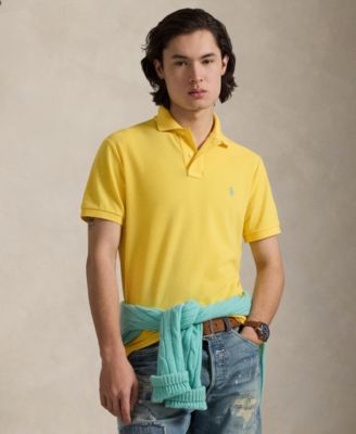 Men's Custom Slim-Fit  Mesh Polo Shirt