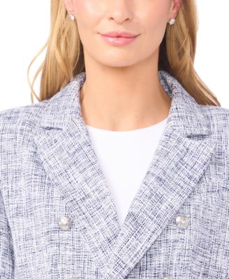 Women's Double-Breasted Collared Blazer