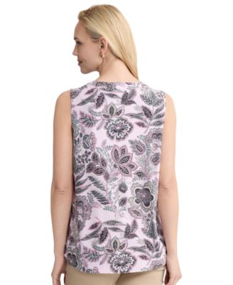 Women's Sleeveless V-Neck Top