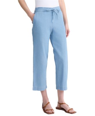 Women's Wide Leg Scallop Hem Pants