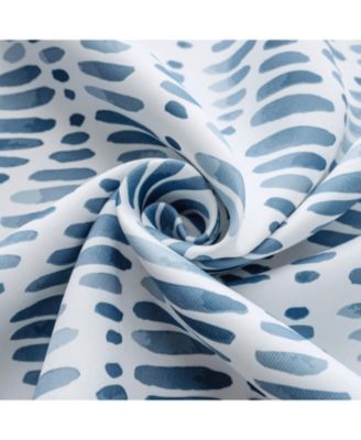 100% Polyester 190 GSM Eloise Reversible Blackout Grommet Curtain Panel