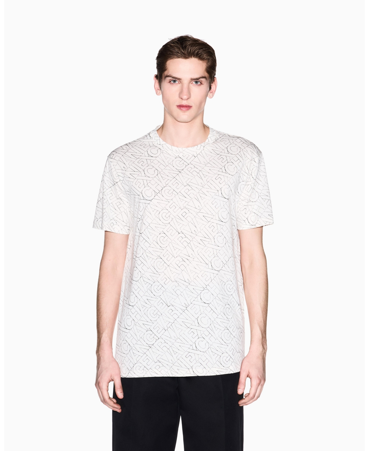 A|X Armani Exchange Men's Short Sleeve Logo Print T-Shirt