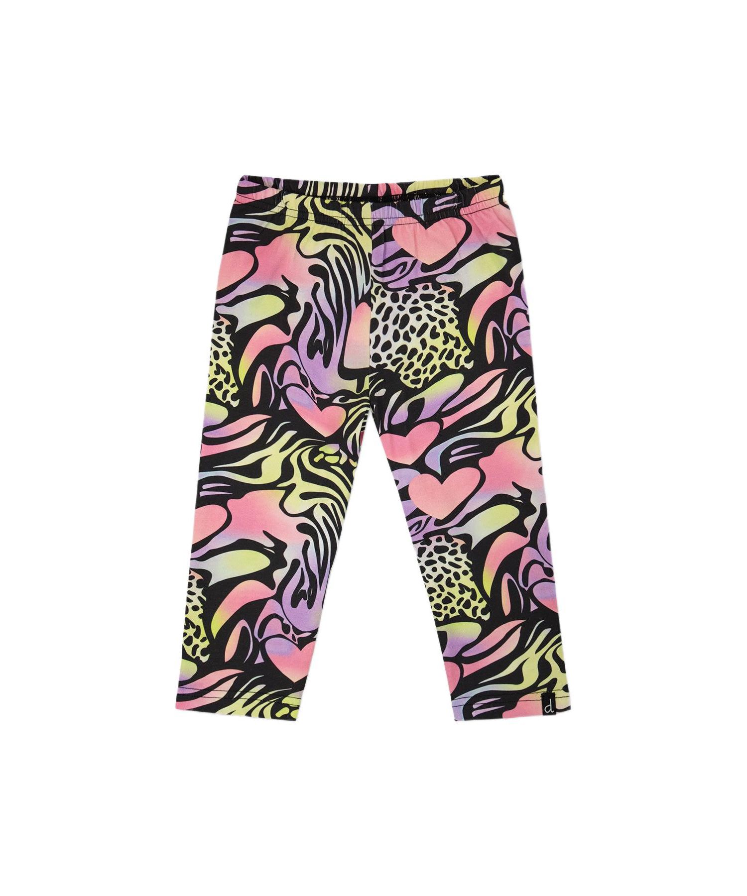 Toddler Girls Cotton Jersey Capri Printed