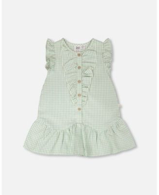 Toddler Girls Plaid Poplin Dress