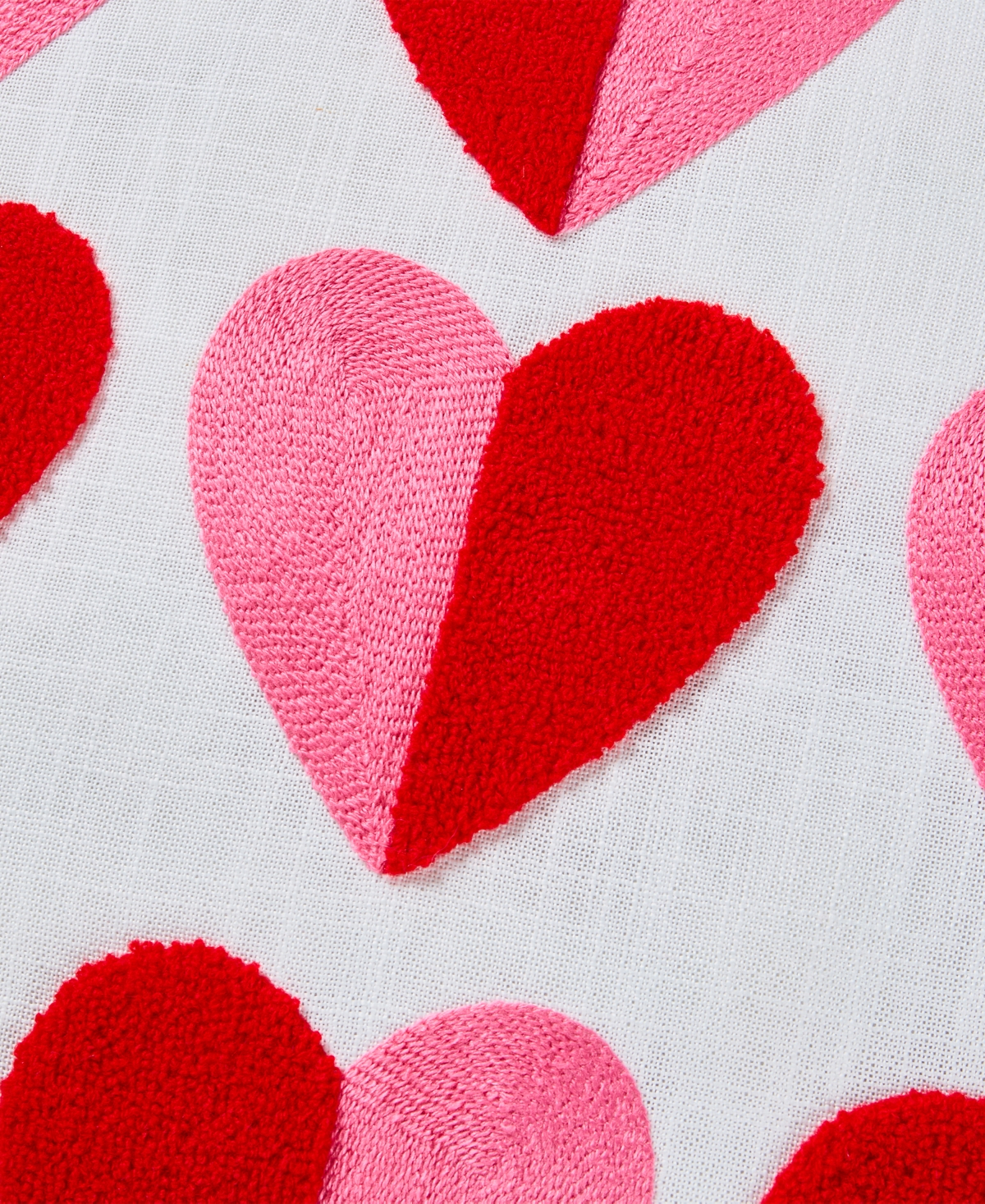 Hallmark Heart Cotton Slub Decorative Pillow, 18" x 18"