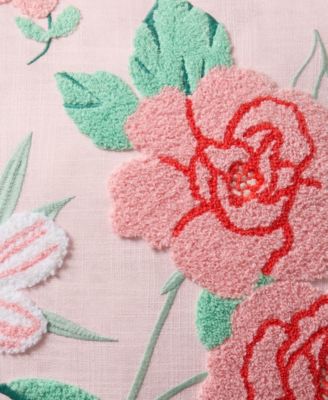 Bloom for Mom Cotton Decorative Pillow,18" x 18"