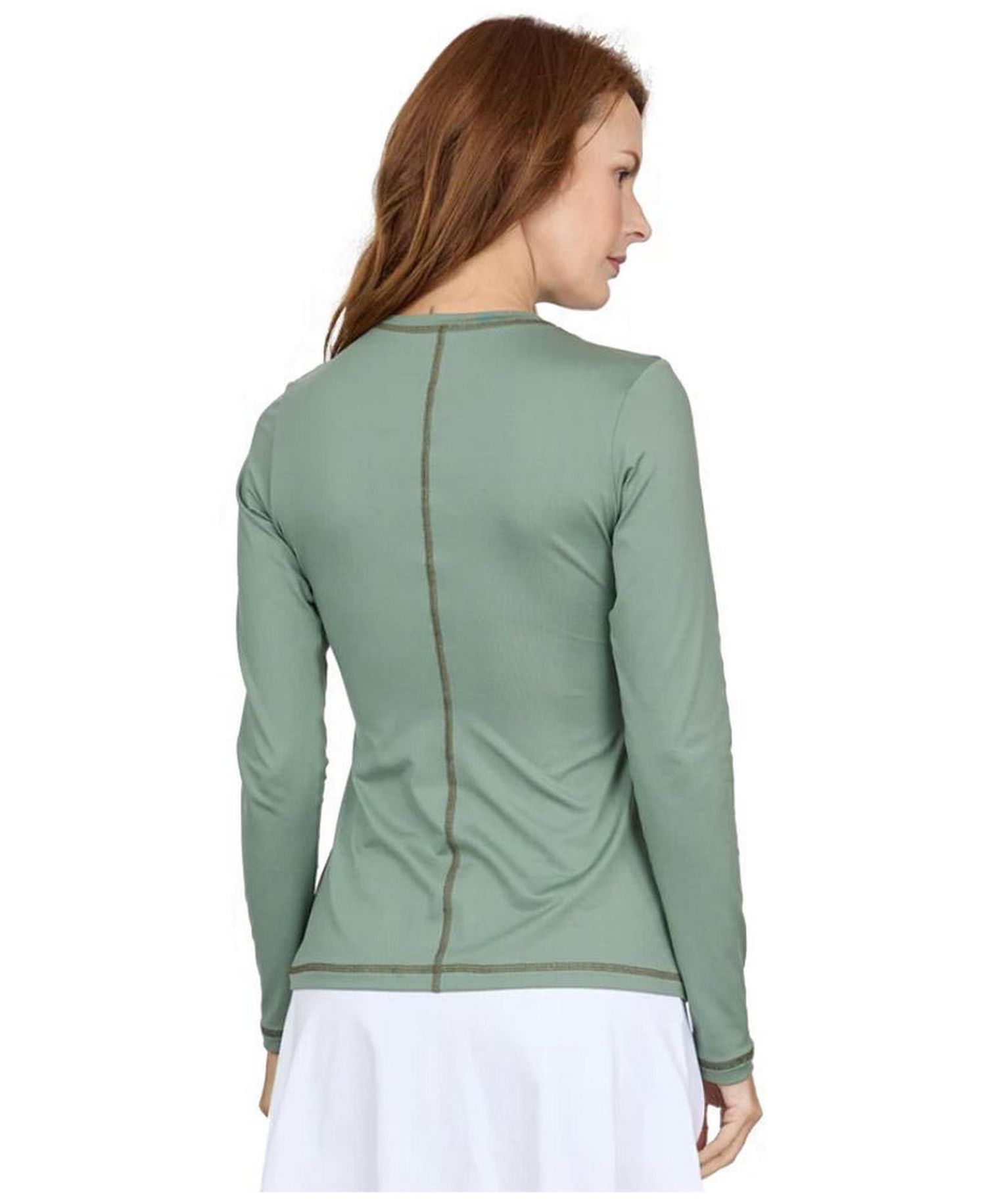 Plus Size UV Colors Long Sleeve Tennis Shirt