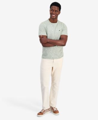 Men's Cotton-Blend Crewneck Slub T-Shirt