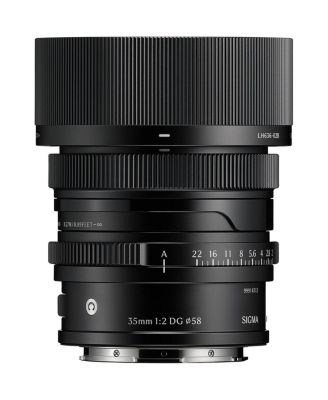 35mm f/2 DG Contemporary Lens for L Mount, Black, Bundle with Software Kit, Cleaning Kit and Cap Keeper