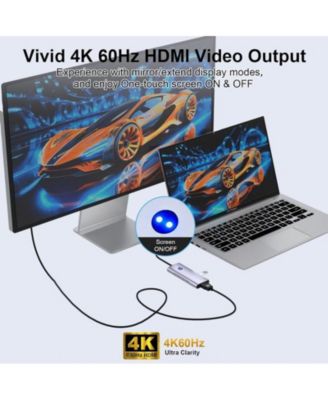 6 in 1 USB C Hub with 10Gbps USB A & USB C Ports