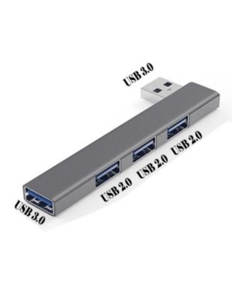 4-Port USB Hub with 5Gbps High-Speed Transfer, Plug-and-Play - Multiport Splitter for Laptop, Desktop, Ideal for Office