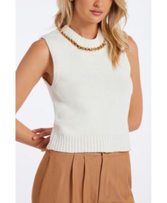 Women's BISHOP + YOUNG Savoy Chain Detail Sweater Tank