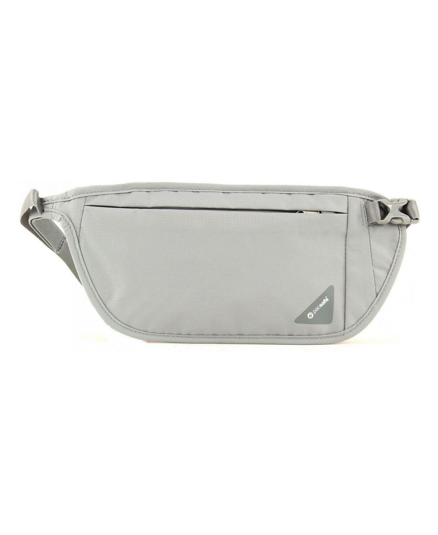 Кошелёк Pacsafe Coversafe V100 RFID Blocking Waist, цвет: Нейтральный серый — фото 3