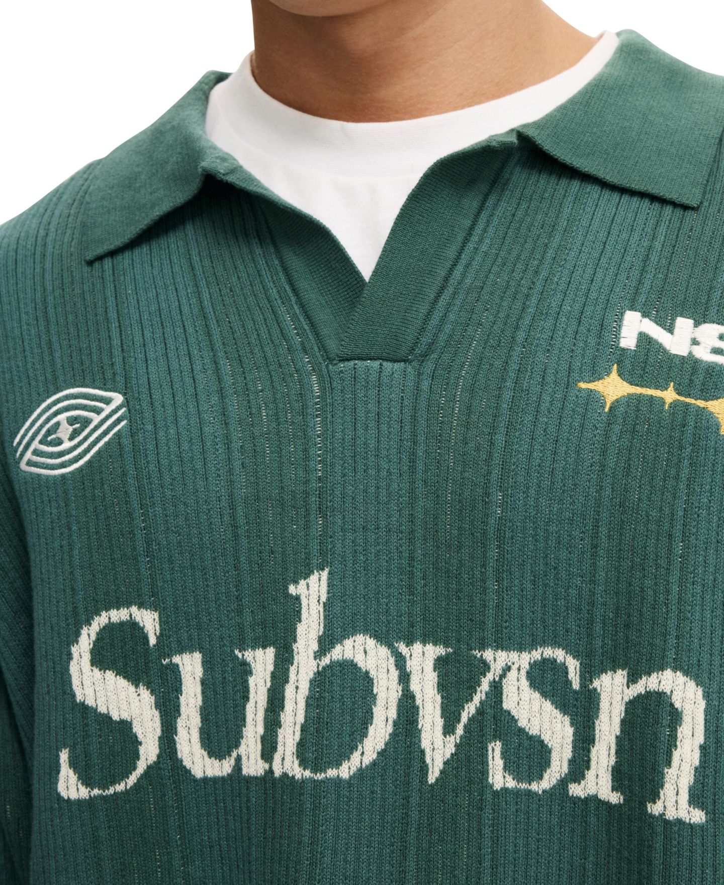 Мужское поло COTTON ON Regular-Fit Rugby Polo Shirt, цвет: Тёмно-синий — фото 8