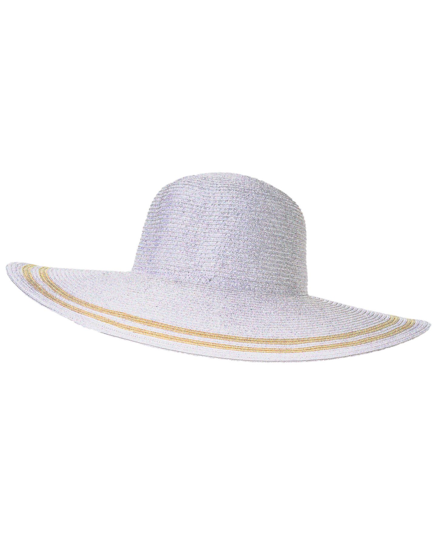 Женский головной убор Lauren Ralph Lauren Packable Stripe Sun Hat, цвет: Кремовый / Жёлтый — фото 2
