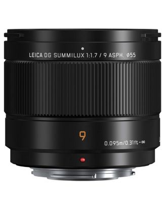 LUMIX G Leica DG Summilux 9mm f/1.7 Aspherical Lens for Micro Four Thirds, Bundle with 55mm Essentials Filter Kit, Cleaning Kit and Cleaning