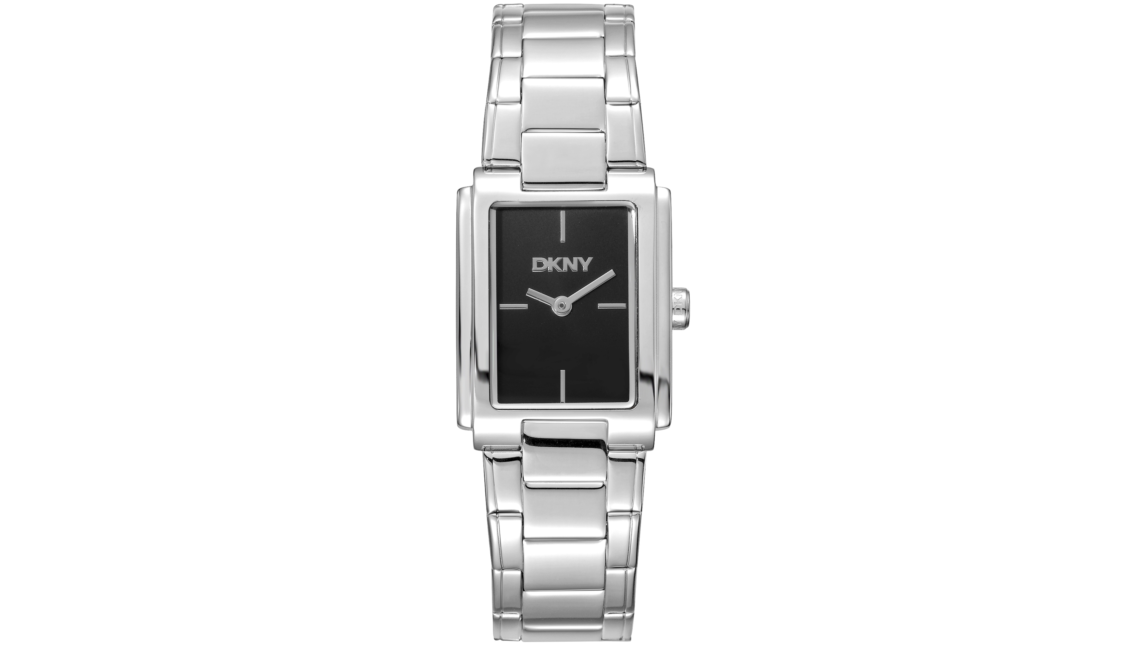 Dkny Women's Black Dial Stainless Steel Bracelet Watch, 23 x 30mm