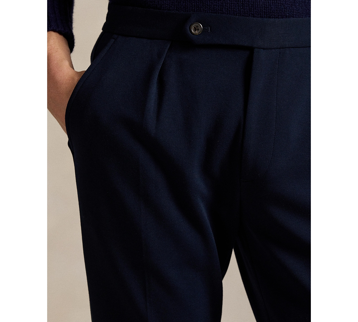 Polo Ralph Lauren Men's Double-Knit Suit Trouser Pants