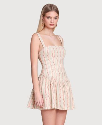 Women's Square Neck Mini Dress