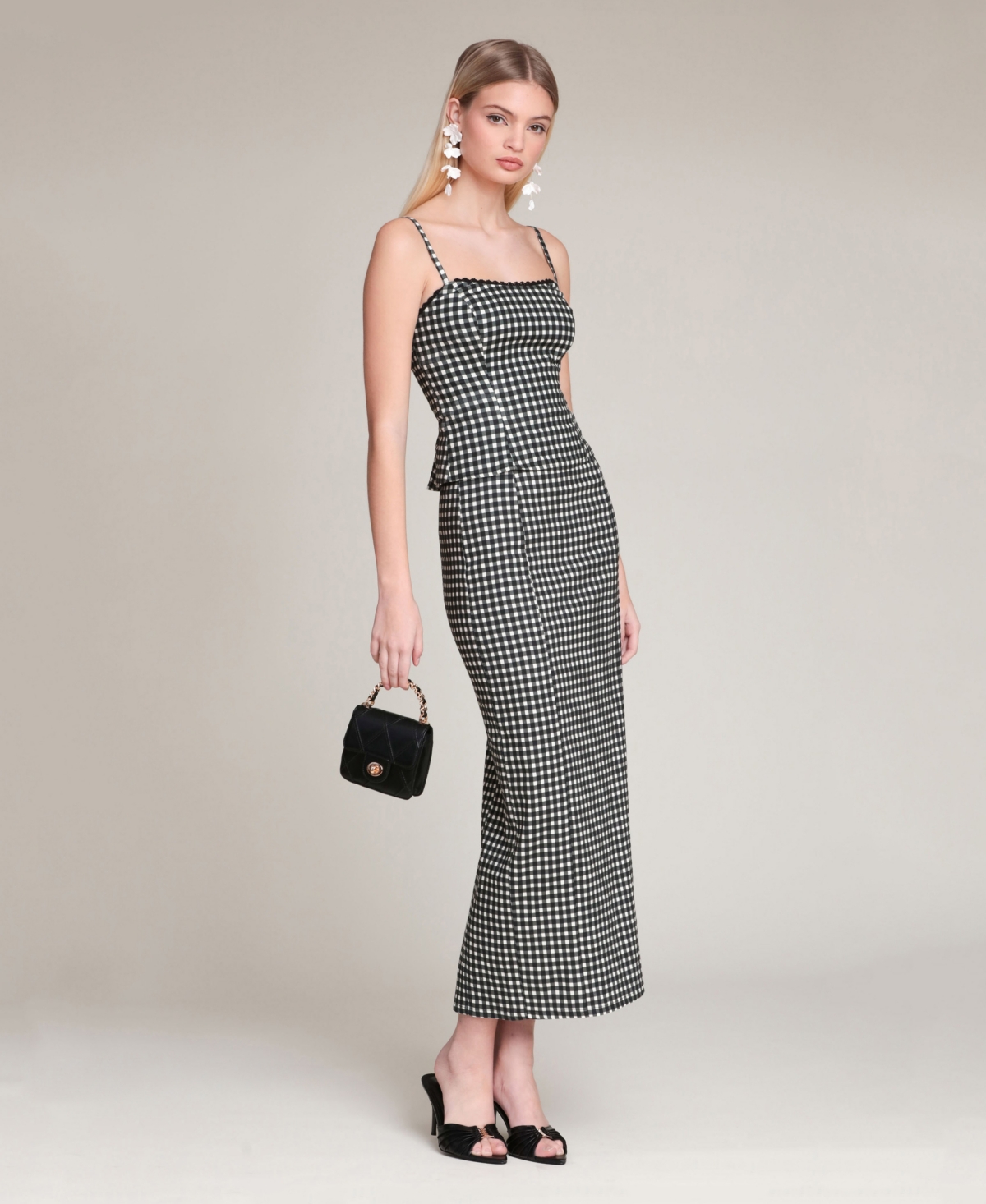 Avec Les Filles Women's Slim Fit Maxi Skirt