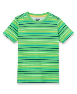 Boys Short Sleeve Stripe Crewneck T-Shirt