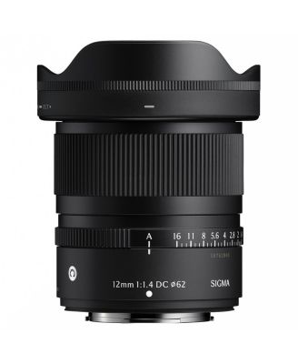 12mm f/1.4 Lens for Fujifilm X with 62mm Filter Kit & Cleaning Set