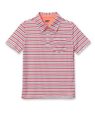 Boys Short Sleeve Adventure Performance Polo Shirts