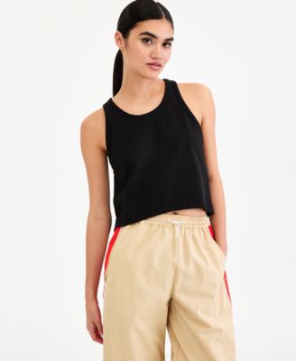 Women's High-Low Cotton Tank Top