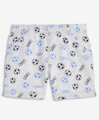 Baby Boys' Mix & Match Soccer Goal Printed Shorts