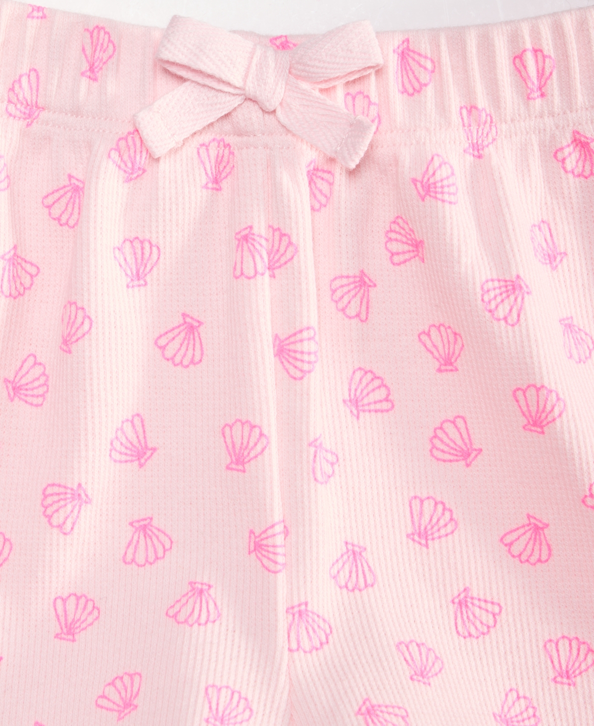 First Impressions Baby Girls' (0-24) Mix & Match Shell-Print Ribbed Shorts, Macy's Exclusive