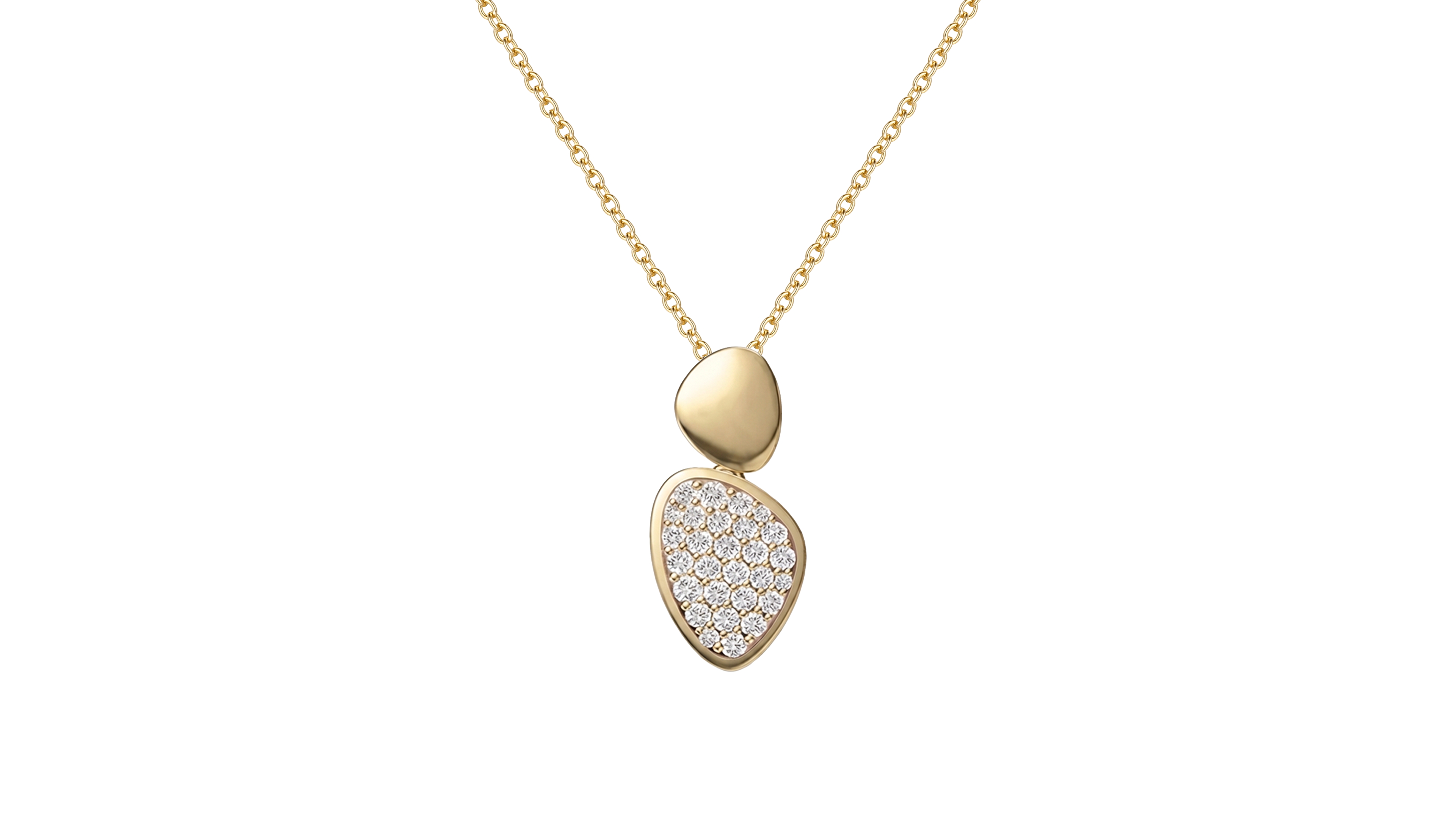 Macy's Lab Grown White Sapphire (3/4 ct. t.w.) Pendant Necklace Sterling Silver (Also 14k Gold Over Silver)