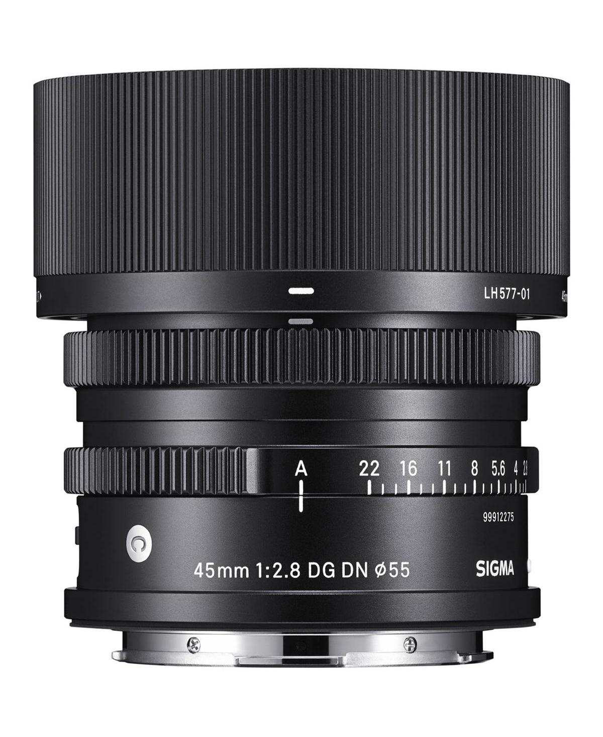 Sigma 45mm f/2.8 Dg Dn Contemporary Lens for L Mount, Bundle with 55mm Essential Filter Kit, Cleaning Kit and Cleaning Cloth