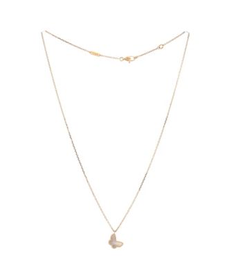 Sweet Alhambra Butterfly Pendant Necklace