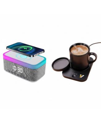 Desk-to-Bedside Power & Comfort Bundle – Sip & Charge 2-in-1 Mug Warmer