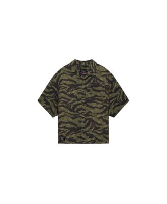 Big & Tall SS Camo Relaxed Camp Shirt