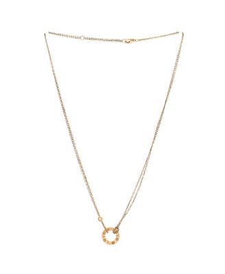 2 Diamonds Love Pendant Necklace