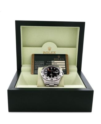 Oyster Perpetual Explorer II Automatic Watch in Stainless Steel 42mm