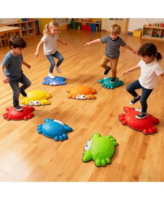 9-Piece Toddler Stepping Stones Non-Slip Balance Play Set