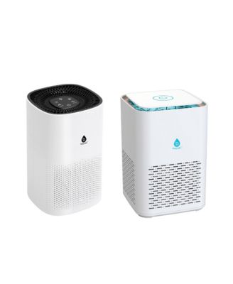 True HEPA Air Purifier Duo – 4-Stage Large Room Purifier + Compact 3-Stage Purifier Set