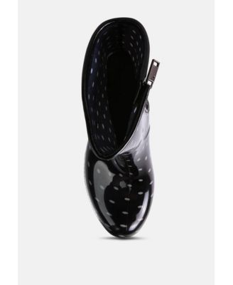 Womens Drench Clear Wedge Rainboots